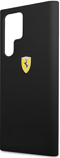 Ferrari On Track Back Cover Silicone Black (Galaxy S22 Ultra)