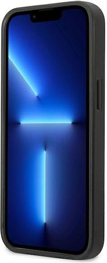 Karl Lagerfeld Allover Umschlag Rückseite Kunststoff Schwarz (iPhone 13 Mini)