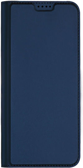 Dux Ducis Skin Pro Buchen Sie Synthetisches Leder Marineblau (Xiaomi Poco M5)