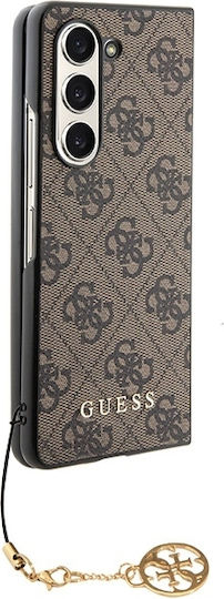 Guess Umschlag Rückseite Metallisch Braun (Galaxy Z Fold5)