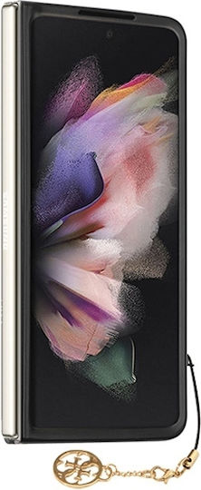 Guess Umschlag Rückseite Metallisch Braun (Galaxy Z Fold5)