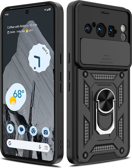 Techsuit Shield Задна корица Пластмаса / Силикон Черен (Google Pixel 8 Pro)