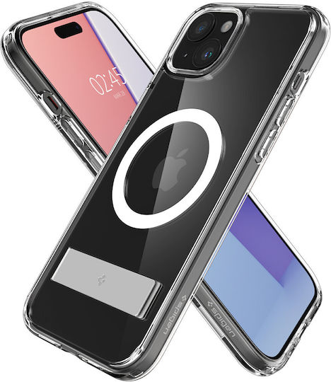 Spigen Ultra Hybrid S (MagFit) Back Cover Plastic Crystal Clear (iPhone 15 Plus)