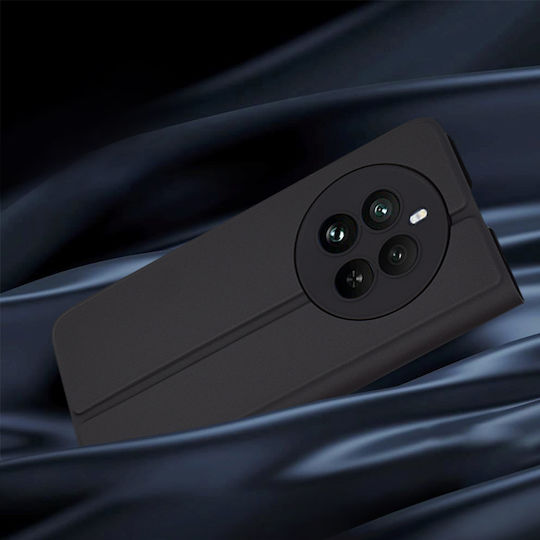 Techsuit Book Σιλικόνης Μαύρο (Realme 12 Pro)