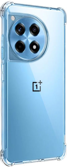 Techsuit Shockproof Clear Back Cover Silicon Transparent (OnePlus 12R)