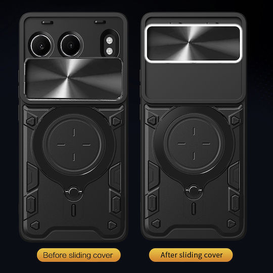 Techsuit Back Cover Πλαστικό / Σιλικόνης Μαύρο (OnePlus Nord 4)