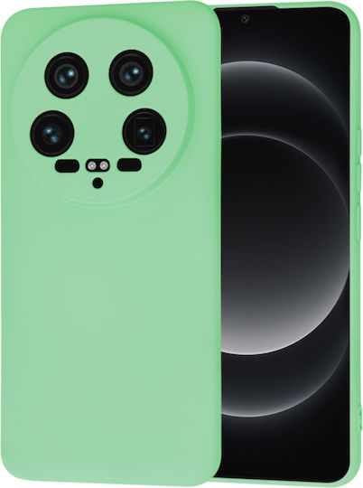 Techsuit Umschlag Rückseite Silikon Grün (Xiaomi 14 Ultra)