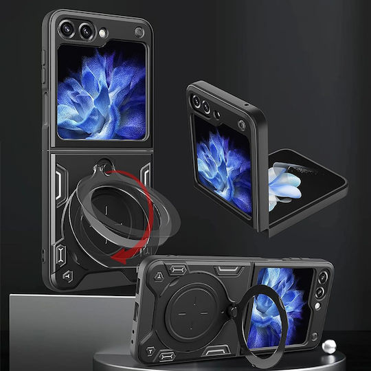 Techsuit Camguard Pro Back Cover Μεταλλικό Μαύρο (Galaxy Z Flip5)