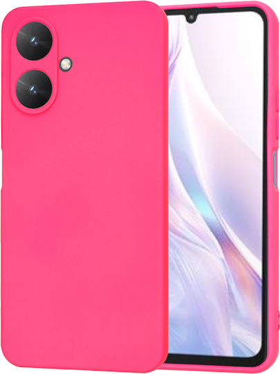 Techsuit Back Cover Σιλικόνης Φούξια (Xiaomi Redmi 13C, Poco M6)