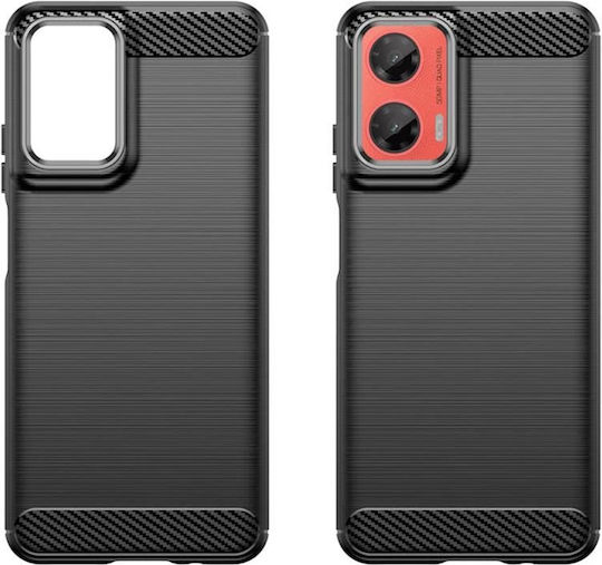 Techsuit Carbon Back Cover Silicone Blue (Moto G35)