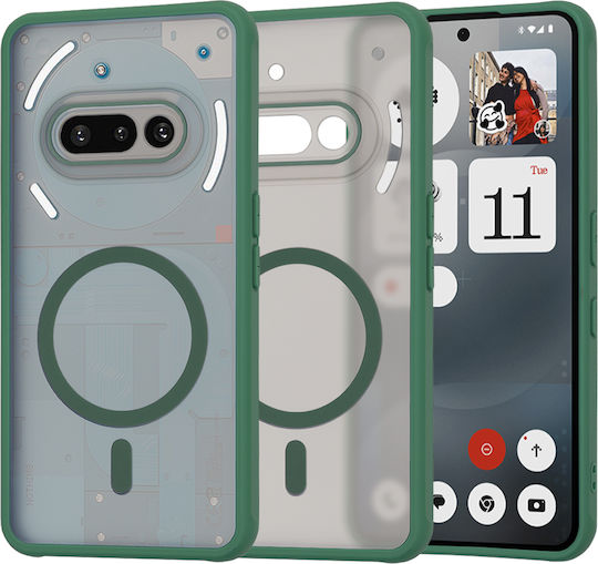 Techsuit Back Cover Silicon Verde (Nimic Telefon 3a - Techsuit)