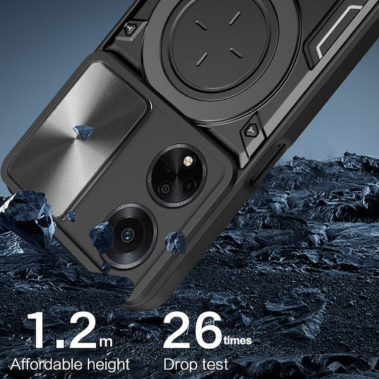 Techsuit Back Cover Σιλικόνης Μαύρο (Oppo A98)