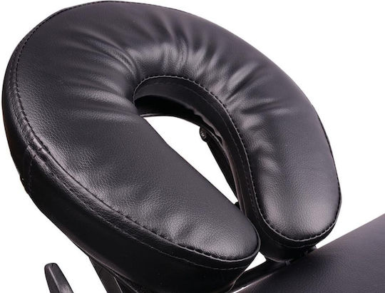 ACP Portable/Folding Black Massage and Physiotherapy Bed 180x62cm
