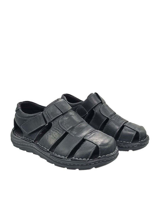 Herrensandalen in Schwarz Farbe