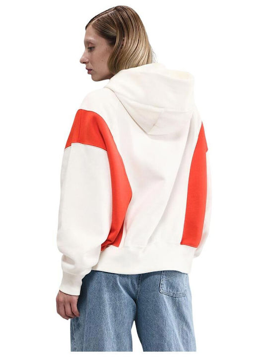 Nike Sportswear Sweatshirt Ecru with Hood