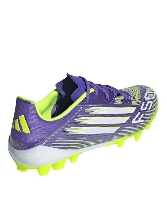 adidas F50 League Футболни Обувки с Бутони Лилав