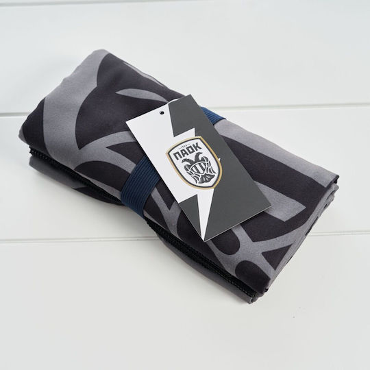 PAOK Black Beach Towel 75x150 Vesta Home