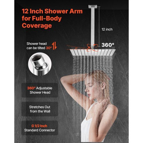 Vevor Handheld Showerhead with Hose