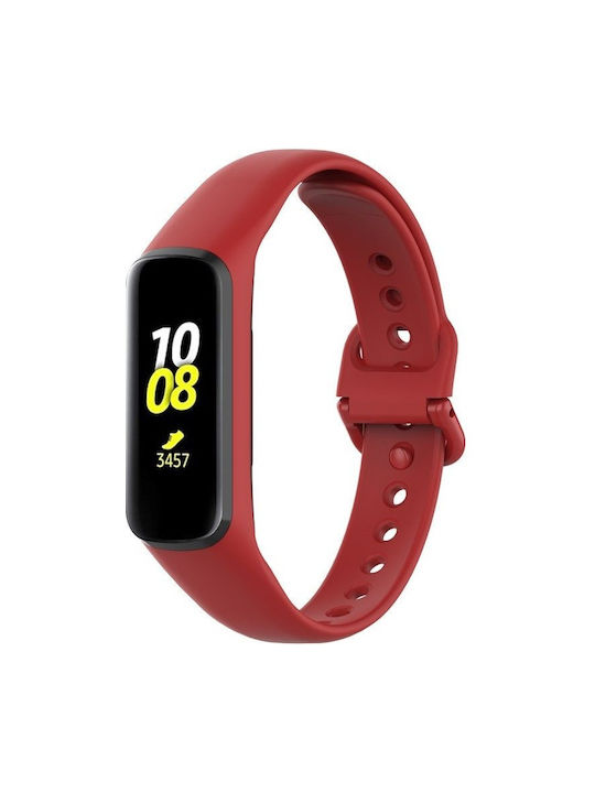 Силиконова Каишка Samsung Galaxy Fit E Sm-r375 Червена