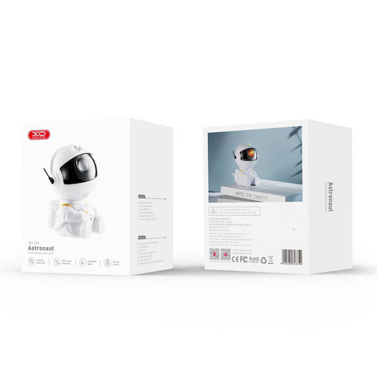XO Kids Projector Lamp Astronaut White