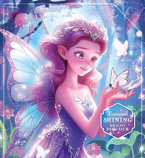 Playful Mario Puzzle 100 Pieces Glitter Fairy Princess In The