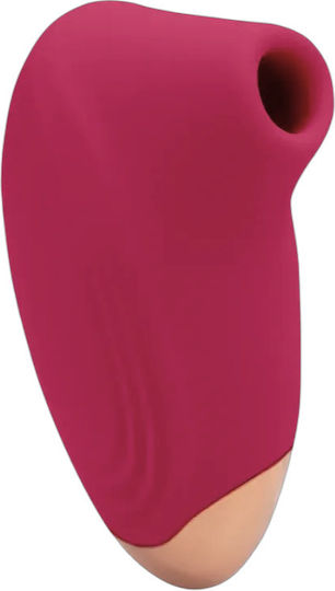 Small Vibrator Suction Function 10 Modes Waterproof Red