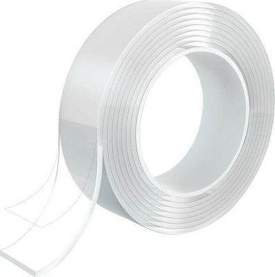 Helix Self-Adhesive Double-Sided Tape Transparent 30mmx3m 1pcs
