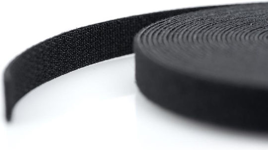 Digitus Black Self-Adhesive Hook & Loop Tape Black 15mmx10m 1pcs