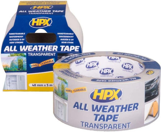 HPX Αυτοκόλλητη Ταινία Επισκευών Διάφανη 5mx48mm