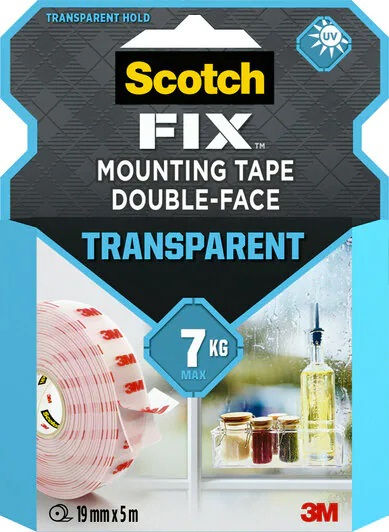 Scotch-fix Διαφανής Ταινία Συγκράτησης 19 Mm X 5 M