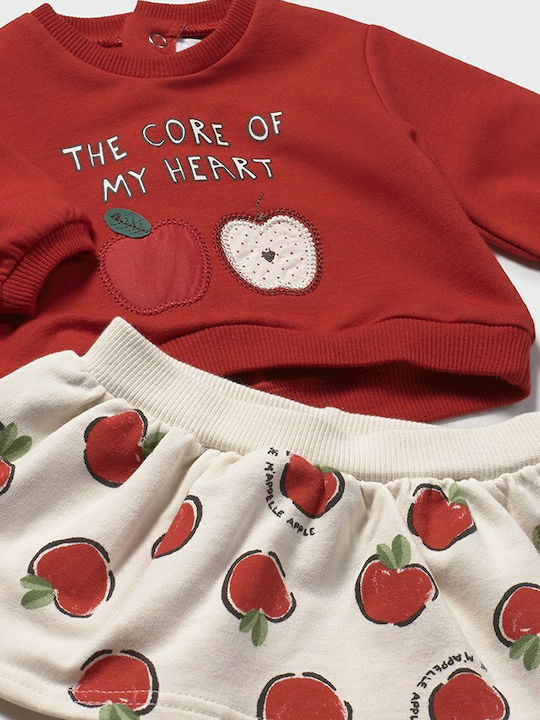 Kinder-Set mit Hose Winter 4Stück Cherry