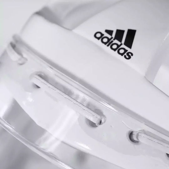 adidas Adult Open Face Boxing Headgear White