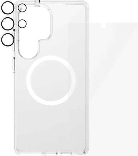 CARE by PanzerGlass Flagship 3in1 Back Cover Tempered Glass Set with Glass Transparent (Galaxy S25 Ultra)