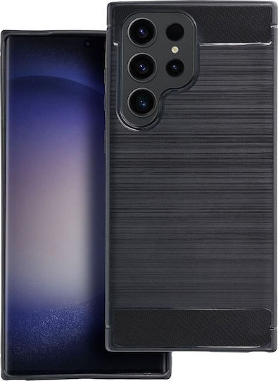Forcell Carbon Back Cover Silicon Negru (Galaxy M23)