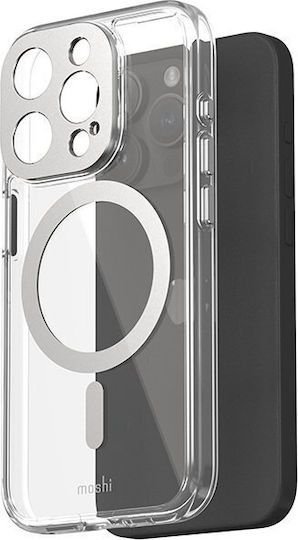 Moshi Iglaze Портмоне Силикон Сив (iPhone 15 Pro)