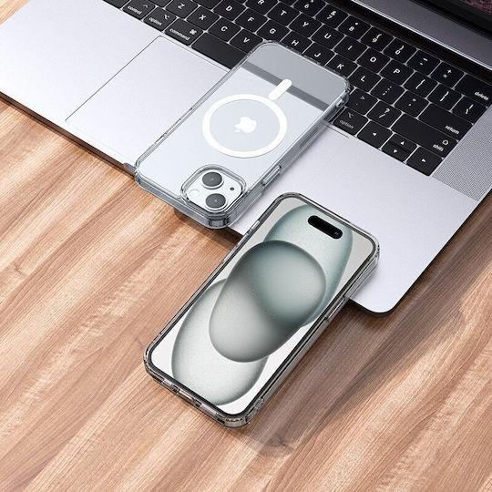 Hoco Airbag Back Cover Σιλικόνης 2mm Μαγνητικό Διάφανο (iPhone 15 Pro Max)