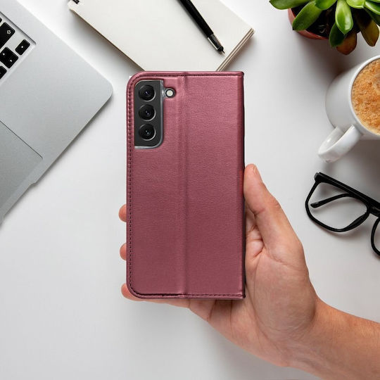 smart magneto Book Fabric / Plastic Burgundy (SAMSUNG A35)
