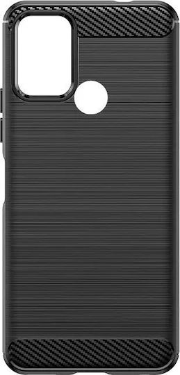Hurtel Carbon Задна корица Силикон Черен (Nokia C22)
