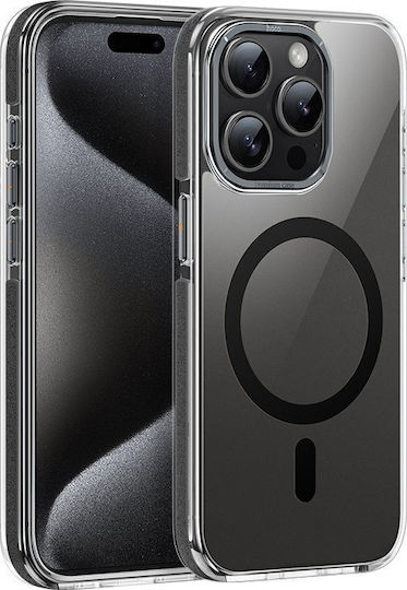 Hoco Задна корица Силикон / Пластмаса 2мм Прозрачен (iPhone 15)