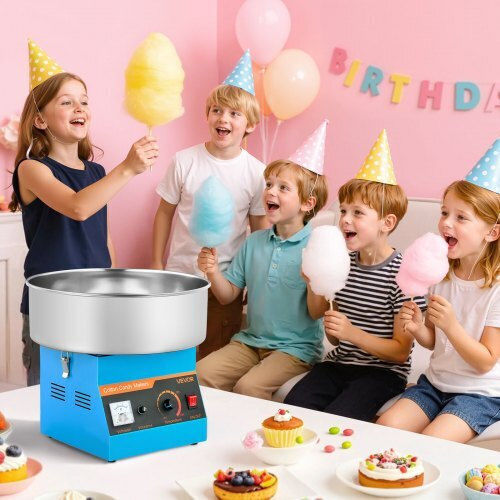 Vevor Candy Floss Maker 12cm Blue