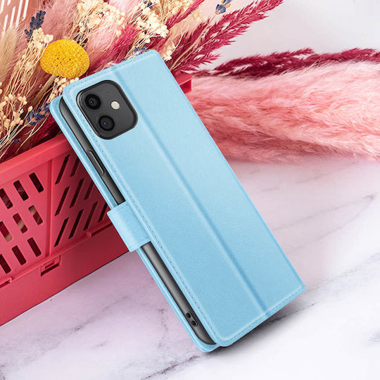 Zanaé Wallet Case iPhone 11 Stand Magnetic Tab Light Blue