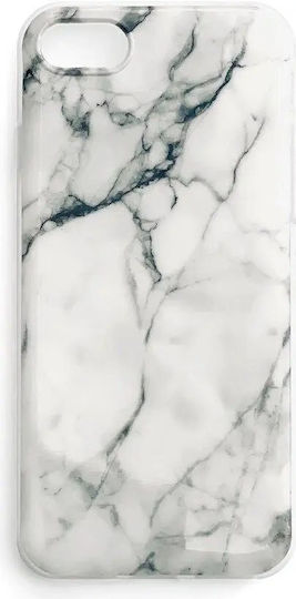 Wozinsky Marble Back Cover Σιλικόνης Λευκό (Redmi Note 9)