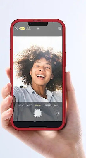 Joyroom 360 Full Cover Πλαστικό 0.76mm Κόκκινο (iPhone 13)