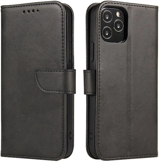 Hurtel Magnet Book Δερματίνης Μαύρο (Galaxy M53 5G)