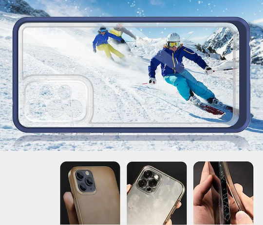 Hurtel Clear 3in1 Back Cover Σιλικόνης 1.1mm Μπλε (Galaxy A13 5G)