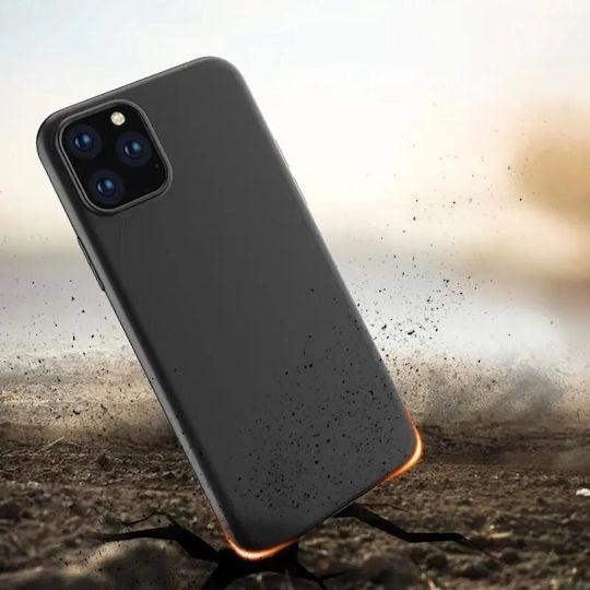 Hurtel Soft Umschlag Rückseite Silikon Schwarz (Honor 50 SE)