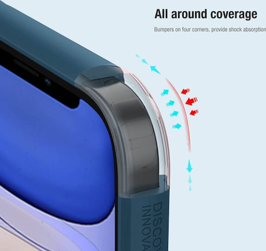 Nillkin Frosted Shield Pro Umschlag Rückseite Silikon Blau (iPhone 14 Pro Max)