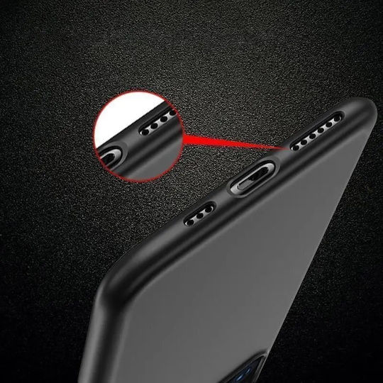 Hurtel Soft Back Cover Silicone Black (Oppo A1 Pro)