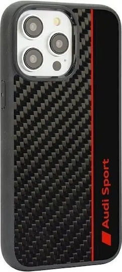 Audi Back Cover Πλαστικό Μαύρο (iPhone 14 Pro Max)