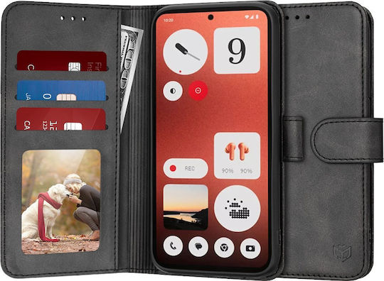 Techsuit Diary Buchen Sie Silikon Schwarz (Nichts CMF Telefon 1)